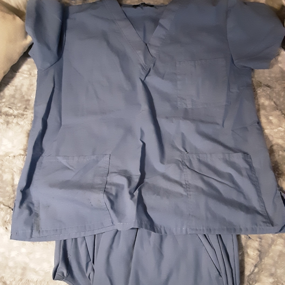 Light blue scrubs